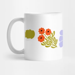 Artistic floral design Mug